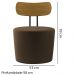 Poltrona Decorativa Lua SL 942 Moll
