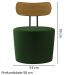 Poltrona Decorativa Lua SL 947 Moll