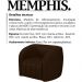 Poltrona Decorativa Memphis Corano TCS 721 Moll