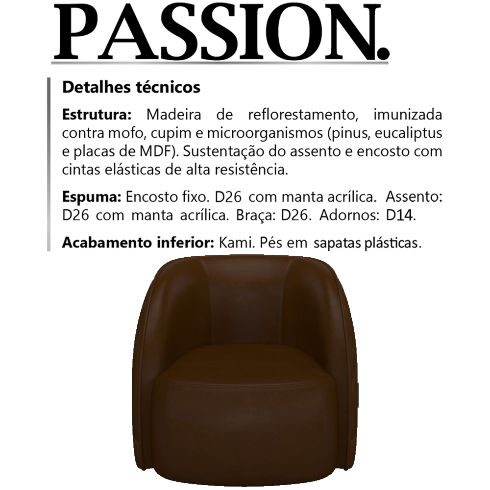 Poltrona Decorativa Passion Corano TCS 721 Moll