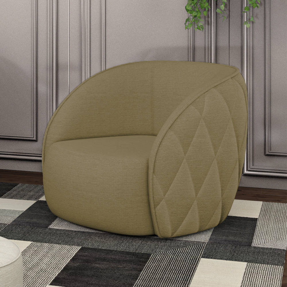 Poltrona Decorativa Passion Linho TCE 1025 Moll