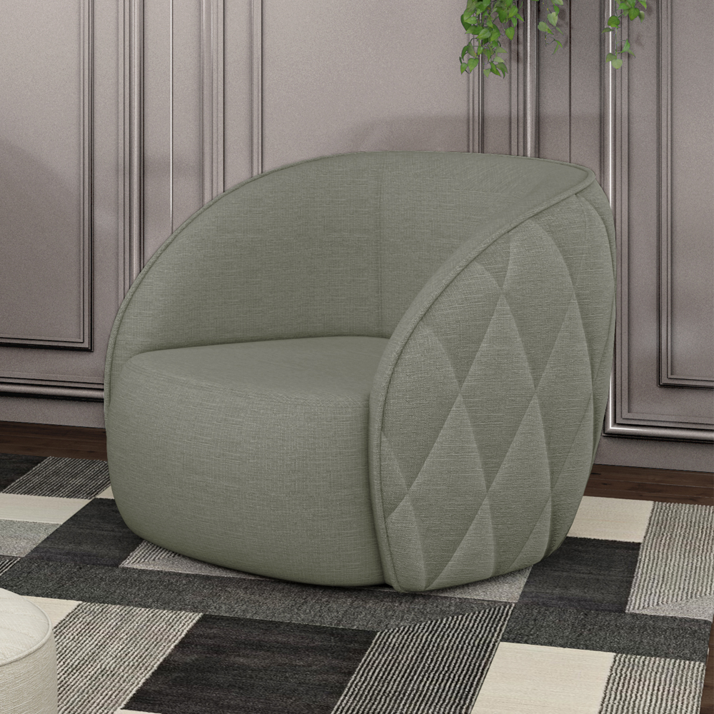 Poltrona Decorativa Passion Linho TCE 1026 Moll