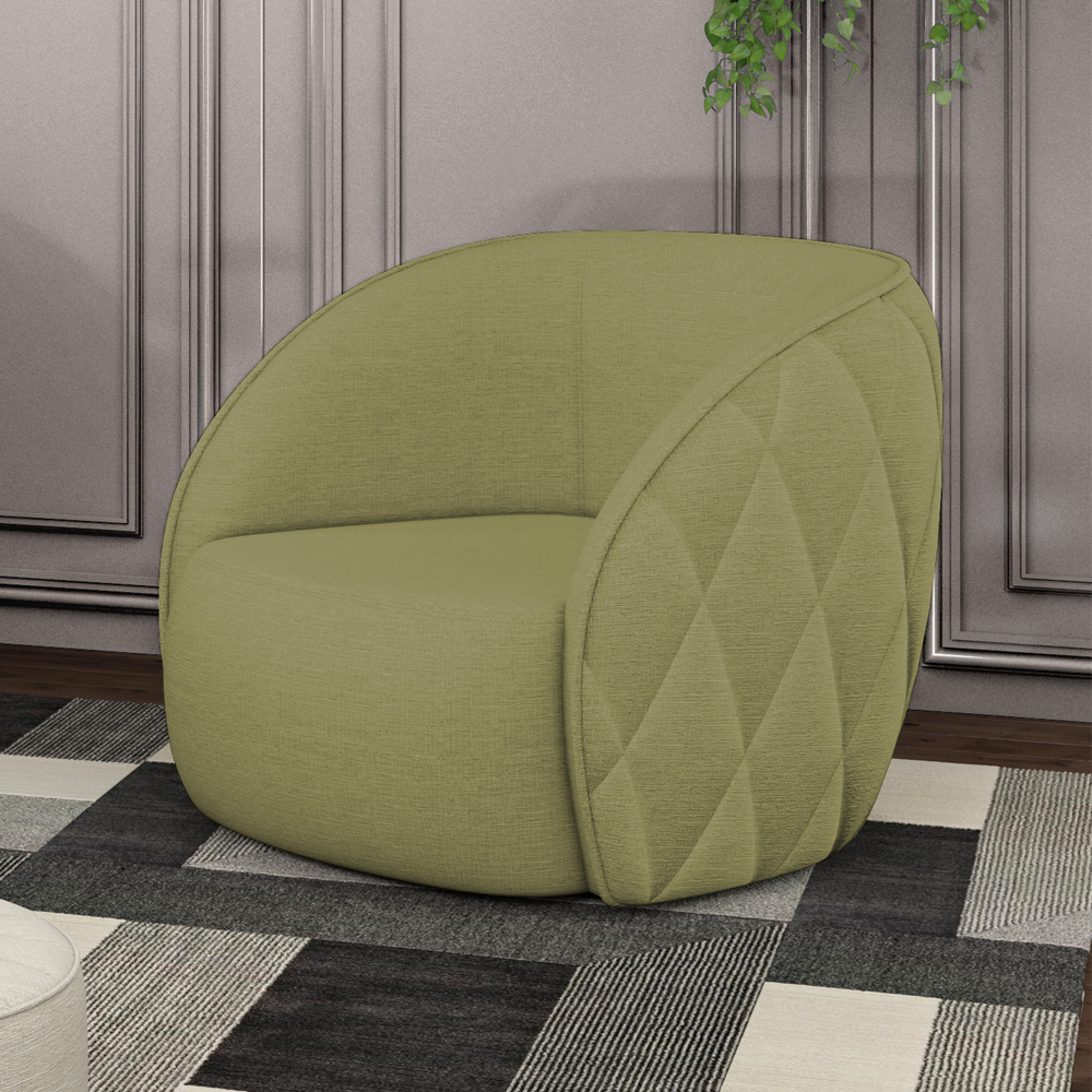 Poltrona Decorativa Passion Linho TCE 1027 Moll