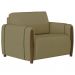 Poltrona Decorativa Pes Em Madeira Encanto TCE 1025 Moll