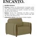Poltrona Decorativa Pes Em Madeira Encanto TCE 1025 Moll