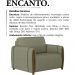Poltrona Decorativa Pes Em Madeira Encanto TCE 1026 Moll