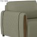 Poltrona Decorativa Pes Em Madeira Encanto TCE 1026 Moll