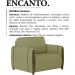 Poltrona Decorativa Pes Em Madeira Encanto TCE 1027 Moll