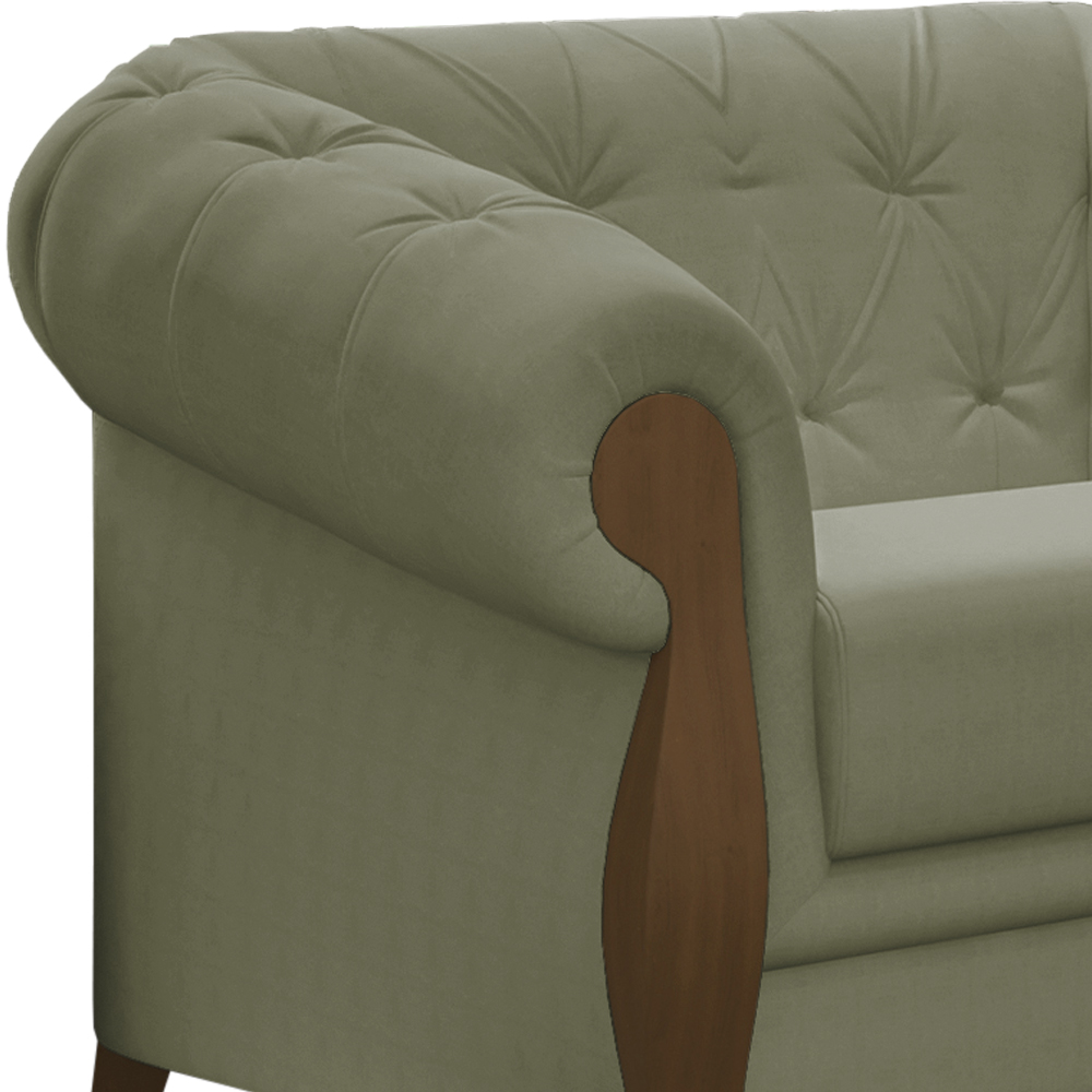 Poltrona Decorativa Pes Em Madeira Murano SL 940 Moll