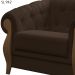 Poltrona Decorativa Pes Em Madeira Murano SL 942 Moll