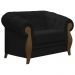 Poltrona Decorativa Pes Em Madeira Murano SL 944 Moll