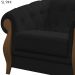 Poltrona Decorativa Pes Em Madeira Murano SL 944 Moll