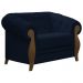 Poltrona Decorativa Pes Em Madeira Murano SL 948 Moll