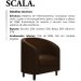 Poltrona Decorativa Pes Em Madeira Scala Corano TCS 721 Moll