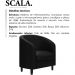 Poltrona Decorativa Pes Em Madeira Scala Corano TCS 724 Moll