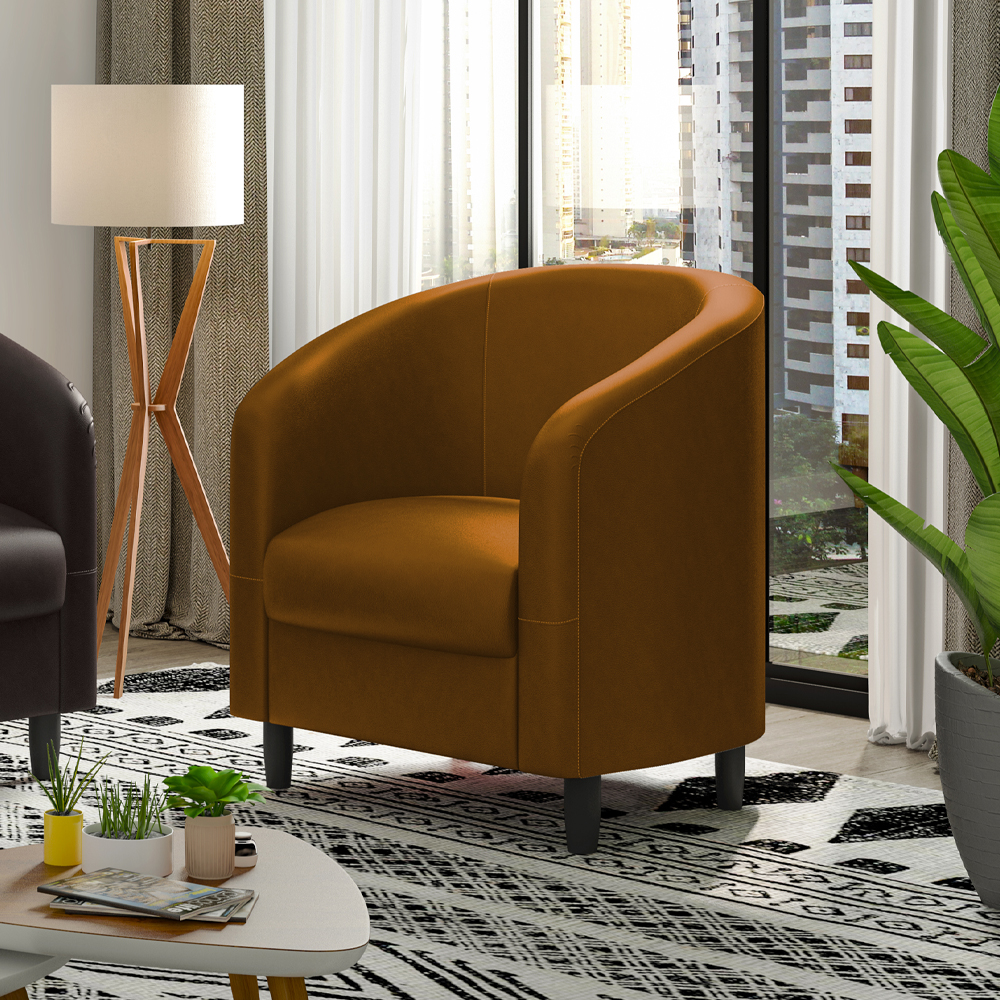 Poltrona Decorativa Pes Em Madeira Scala Corano TCS 727 Moll
