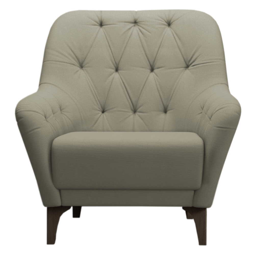 Poltrona Decorativa Pes Madeira Pietra SL 940 Moll