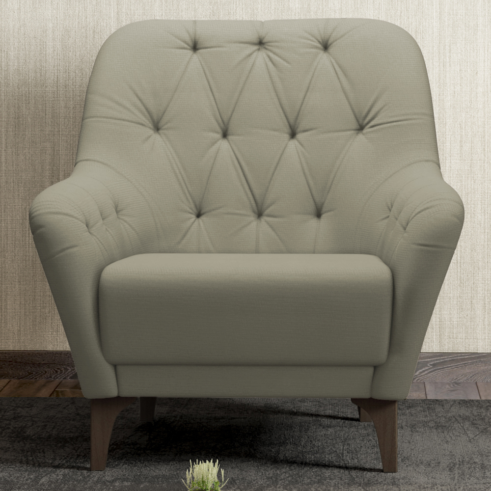 Poltrona Decorativa Pes Madeira Pietra SL 940 Moll