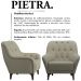 Poltrona Decorativa Pes Madeira Pietra SL 940 Moll