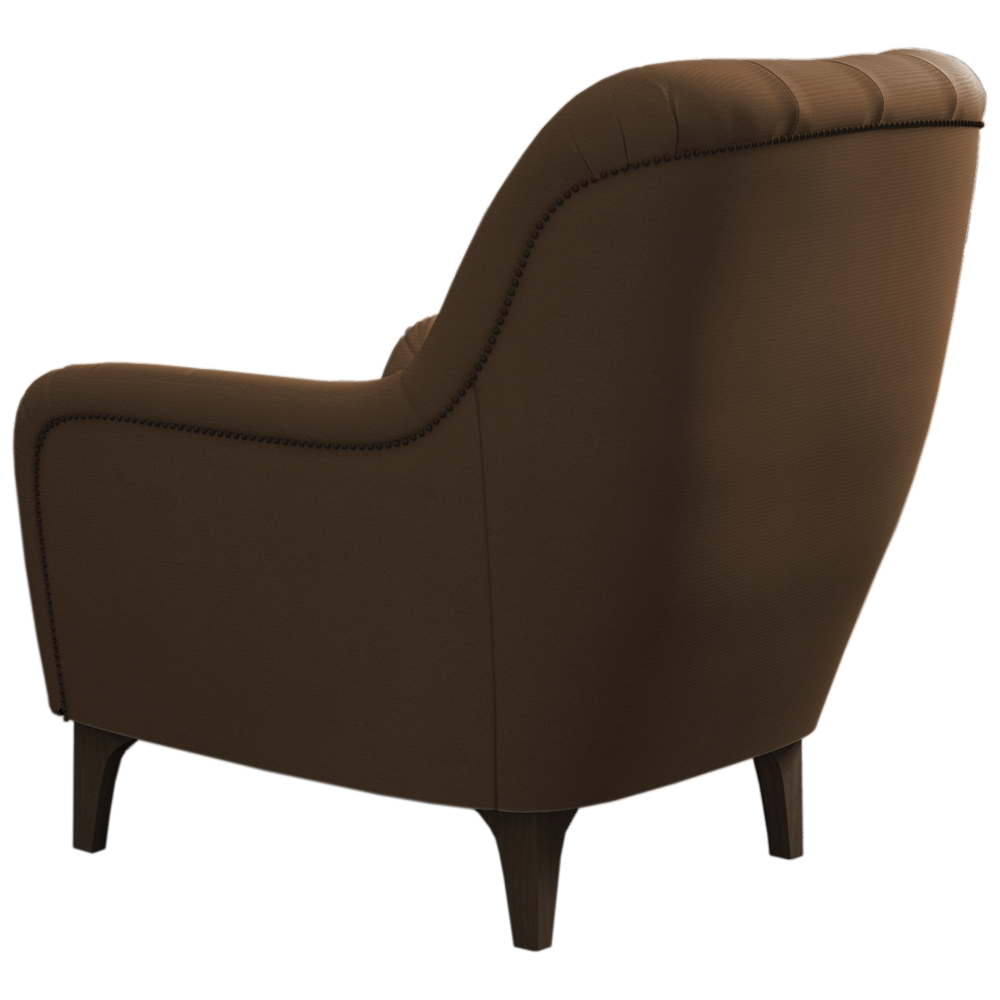 Poltrona Decorativa Pes Madeira Pietra SL 942 Moll