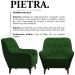 Poltrona Decorativa Pes Madeira Pietra SL 947 Moll