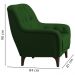 Poltrona Decorativa Pes Madeira Pietra SL 947 Moll