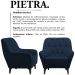 Poltrona Decorativa Pes Madeira Pietra SL 948 Moll