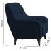 Poltrona Decorativa Pes Madeira Pietra SL 948 Moll