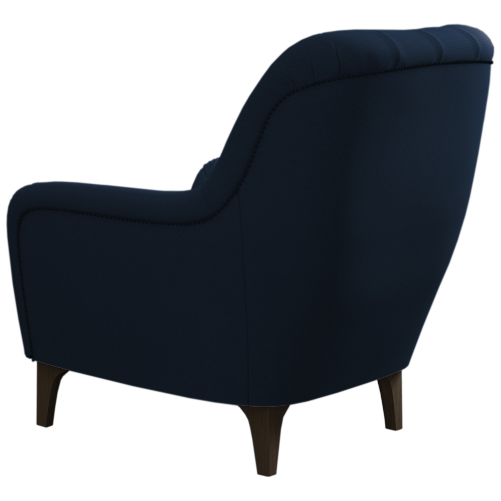 Poltrona Decorativa Pes Madeira Pietra SL 948 Moll