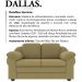 Sofa 2 Lugares 157 cm Dallas Linho TCE 1025 Moll