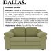 Sofa 2 Lugares 157 cm Dallas Linho TCE 1027 Moll