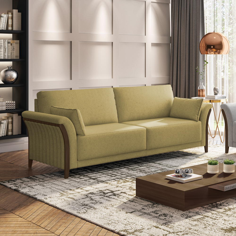 Sofa 2 Lugares 162 cm Royalle Linho TCE 1025 Moll