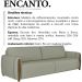 Sofa 2 Lugares 168 cm Encanto Linho TCE 1026 Moll
