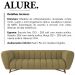 Sofa 2 Lugares 178 cm Alure SL 945 Moll
