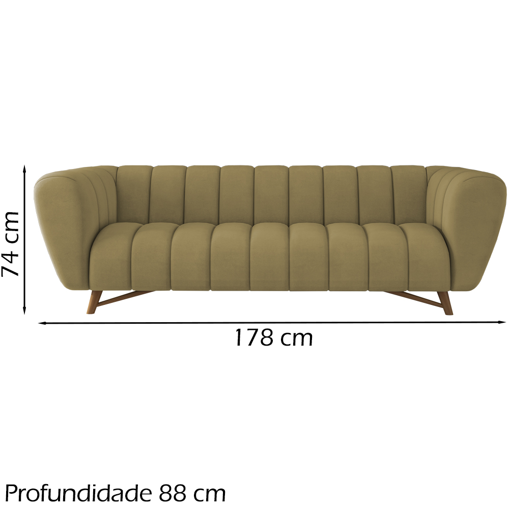 Sofa 2 Lugares 178 cm Alure SL 945 Moll