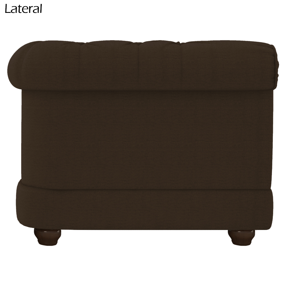 Sofa 2 Lugares 190 cm Ponteio Veludo SL 942 Moll