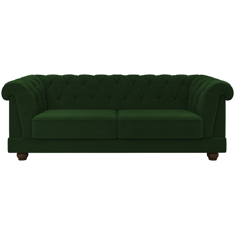 Sofa 2 Lugares 190 cm Ponteio Veludo SL 947 Moll