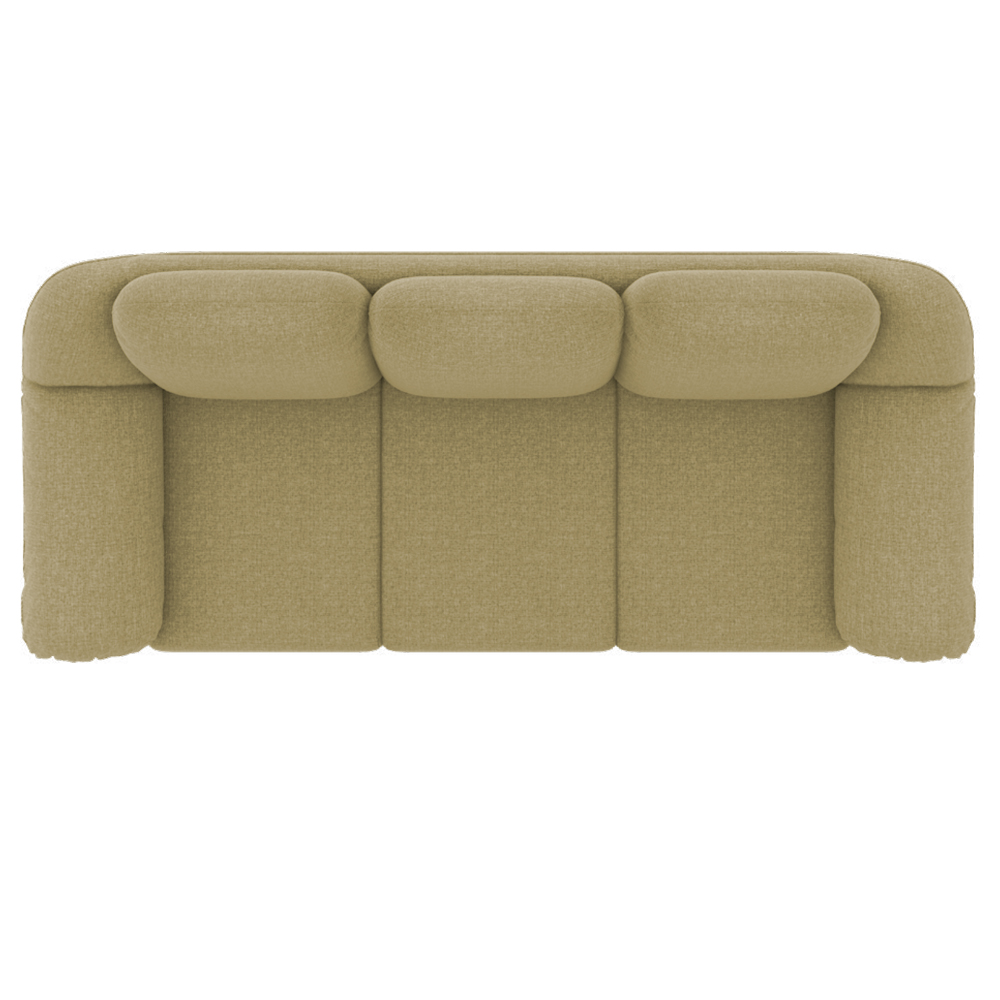 Sofa 3 Lugares 207 cm Dallas Linho TCE 1025 Moll