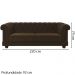Sofa 3 Lugares 220 cm Ponteio Veludo SL 942 Moll