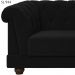 Sofa 3 Lugares 220 cm Ponteio Veludo SL 944 Moll