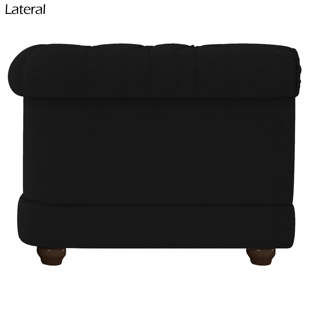 Sofa 3 Lugares 220 cm Ponteio Veludo SL 944 Moll