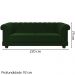 Sofa 3 Lugares 220 cm Ponteio Veludo SL 947 Moll