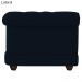 Sofa 3 Lugares 220 cm Ponteio Veludo SL 948 Moll