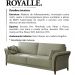 Sofa 3 Lugares 222 cm Royalle Linho TCE 1026 Moll