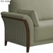 Sofa 3 Lugares 222 cm Royalle Linho TCE 1026 Moll