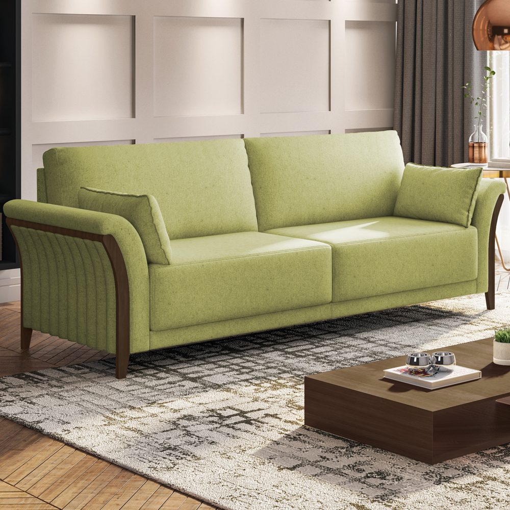 Sofa 3 Lugares 222 cm Royalle Linho TCE 1027 Moll