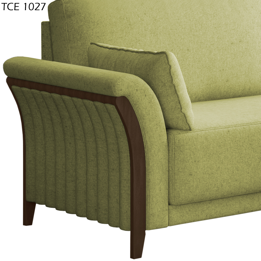 Sofa 3 Lugares 222 cm Royalle Linho TCE 1027 Moll