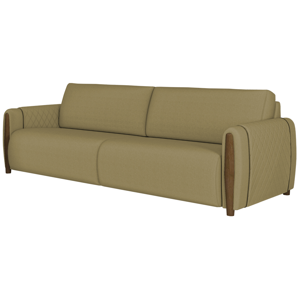 Sofa 3 Lugares 223 cm Encanto Linho TCE 1025 Moll