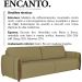 Sofa 3 Lugares 223 cm Encanto Linho TCE 1025 Moll