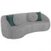 Sofa 3 Lugares 240 cm Passion Veludo SL 940 Moll